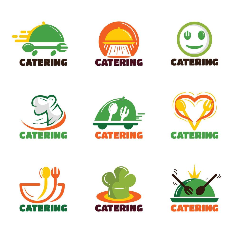 Set of Caterer Logo vector