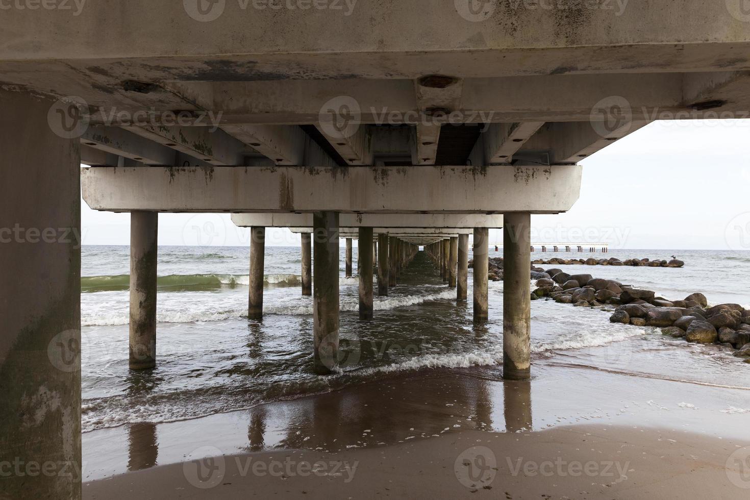 the Baltic sea is cold in the summer photo