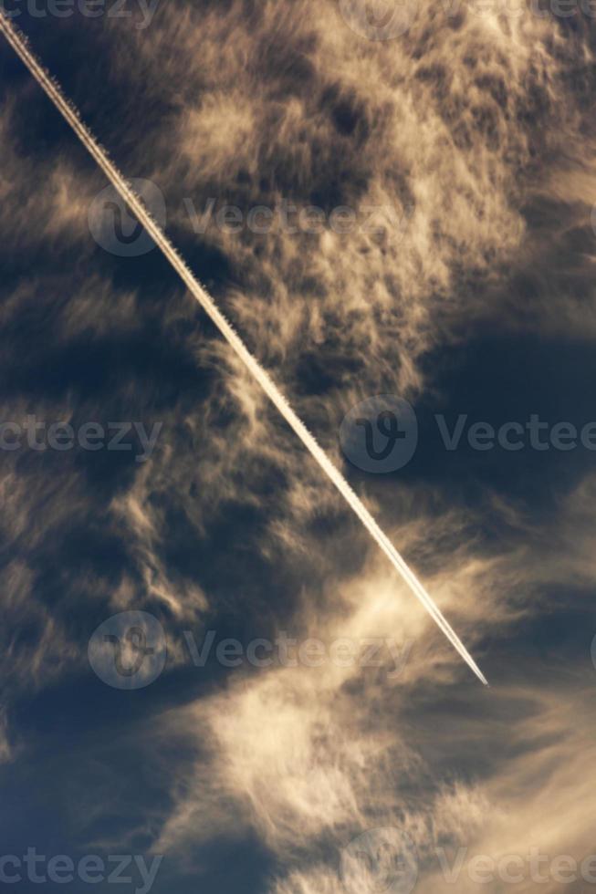 airplane in the sky photo