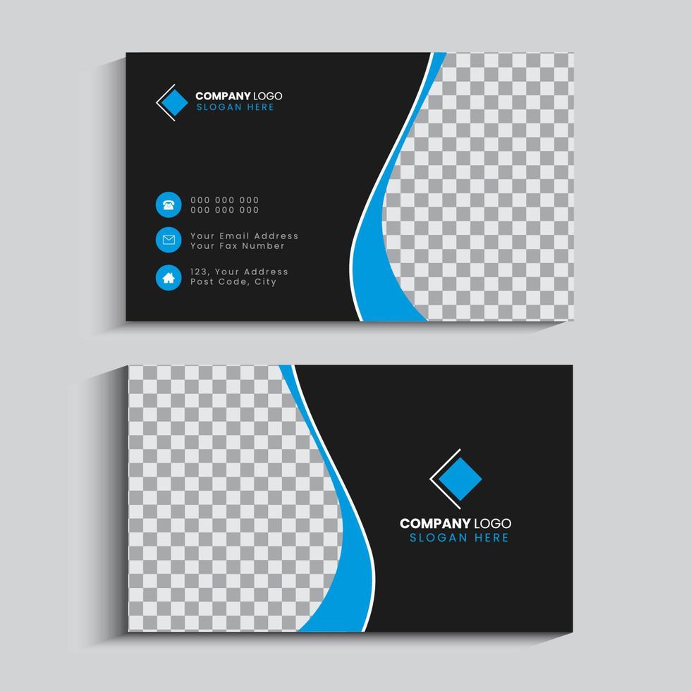 Modern Business card Template Design vector