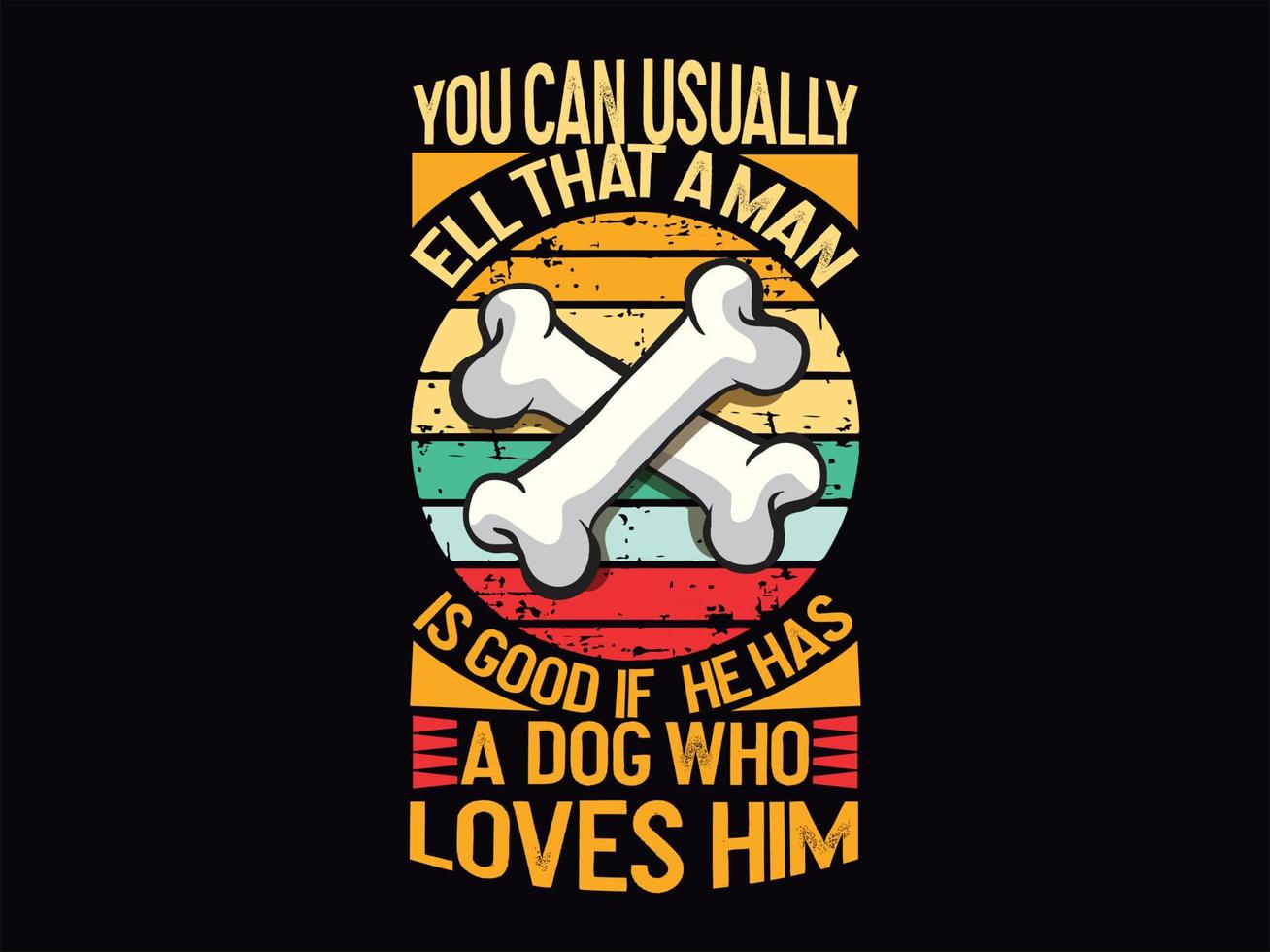 Dog t-shirt design vector file