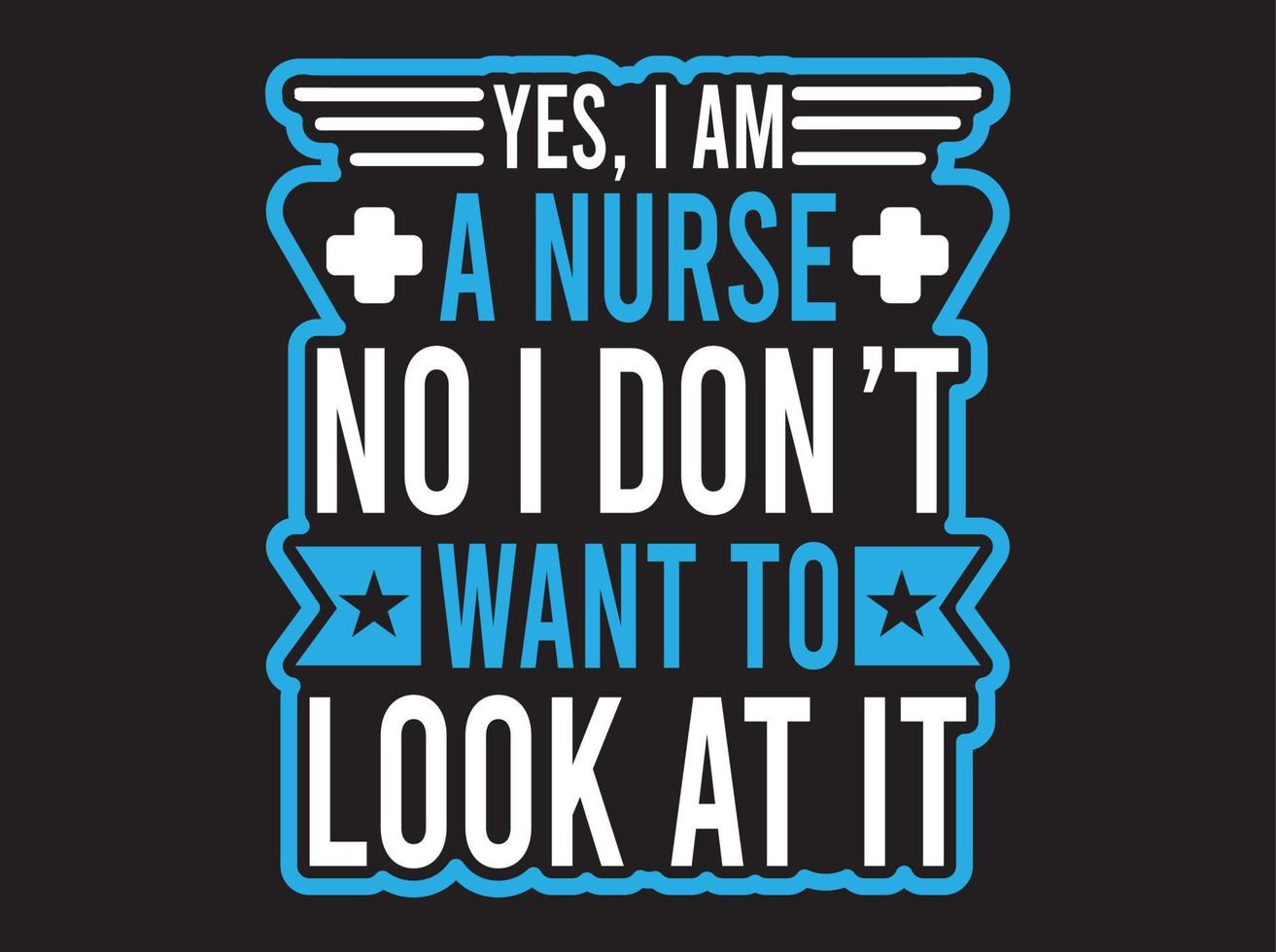 Nurse t-shirt design vector file