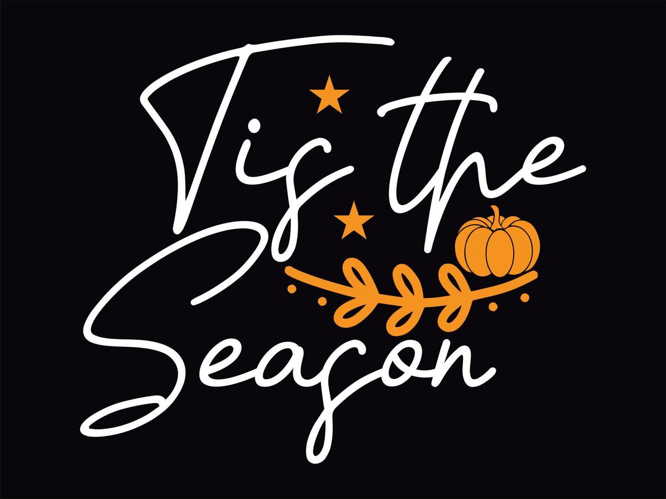 Fall t-shirt design vector file