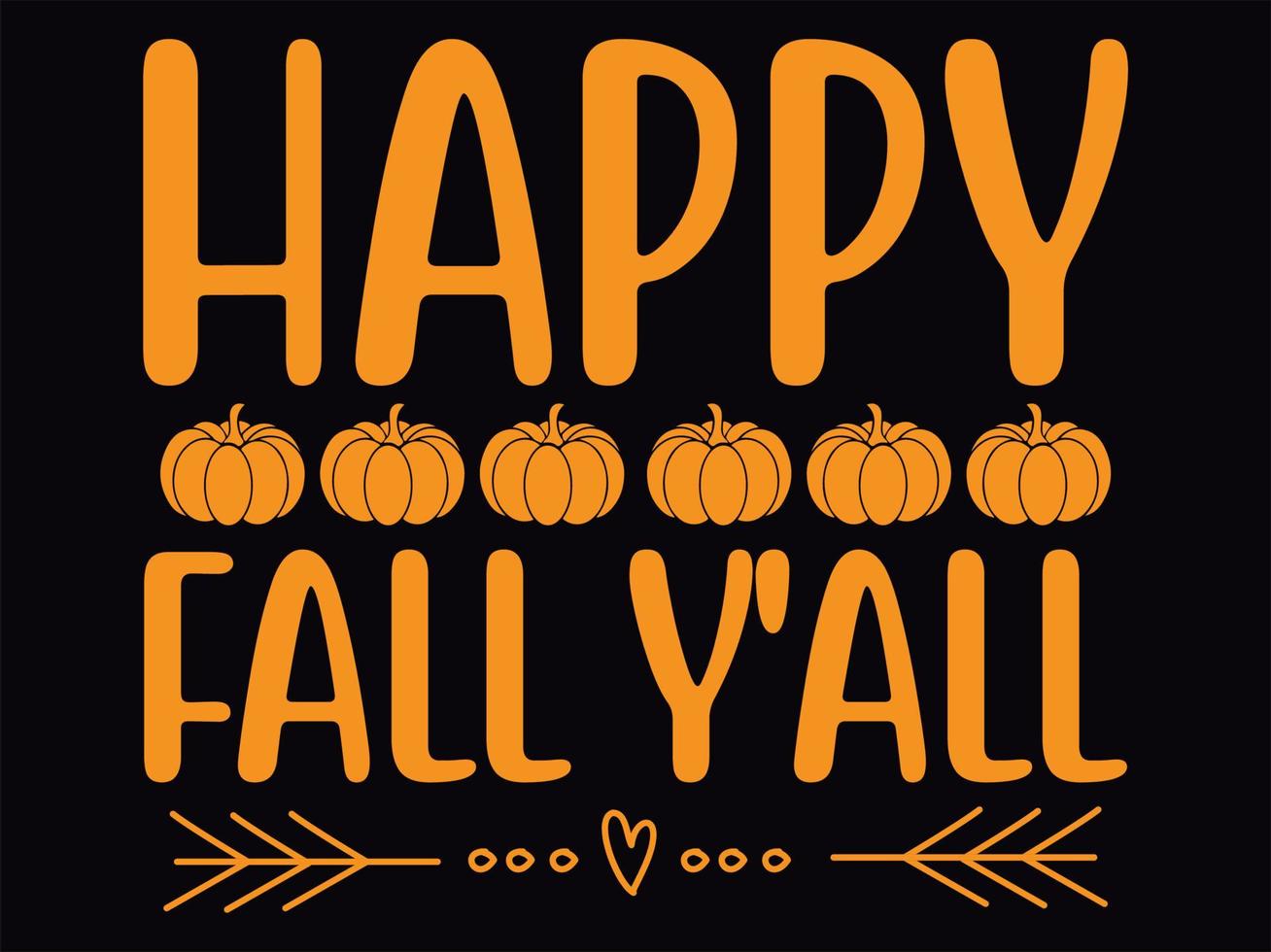 Fall t-shirt design vector file