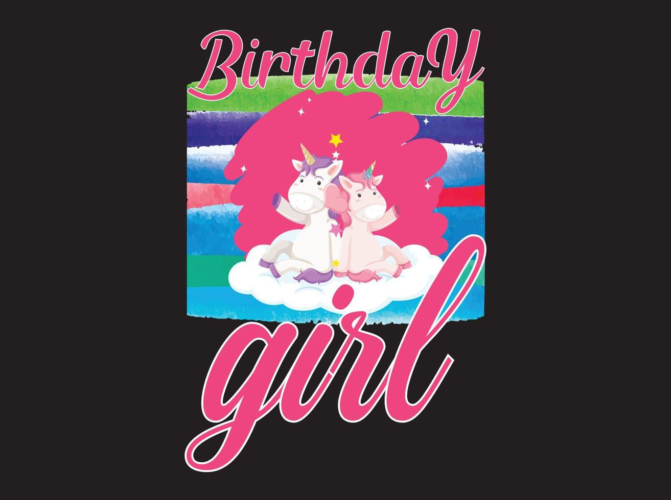 Unicorn t-shirt  design vector file