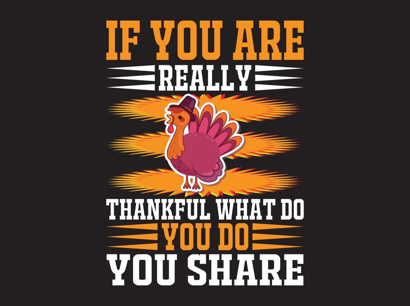 Thanksgiving t-shirt design vector file