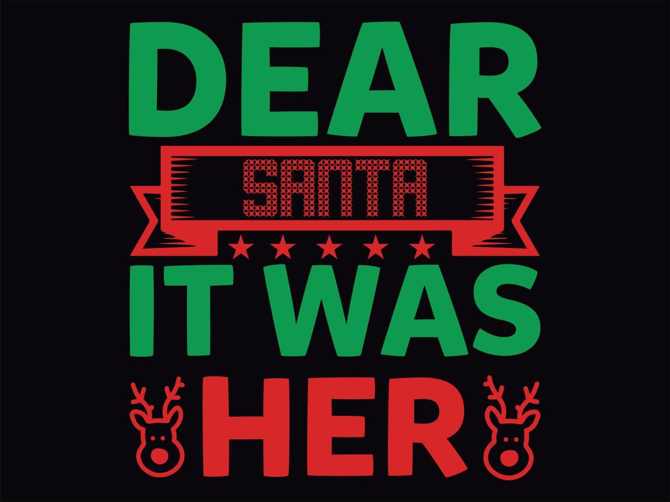 Christmas t-shirt design file vector