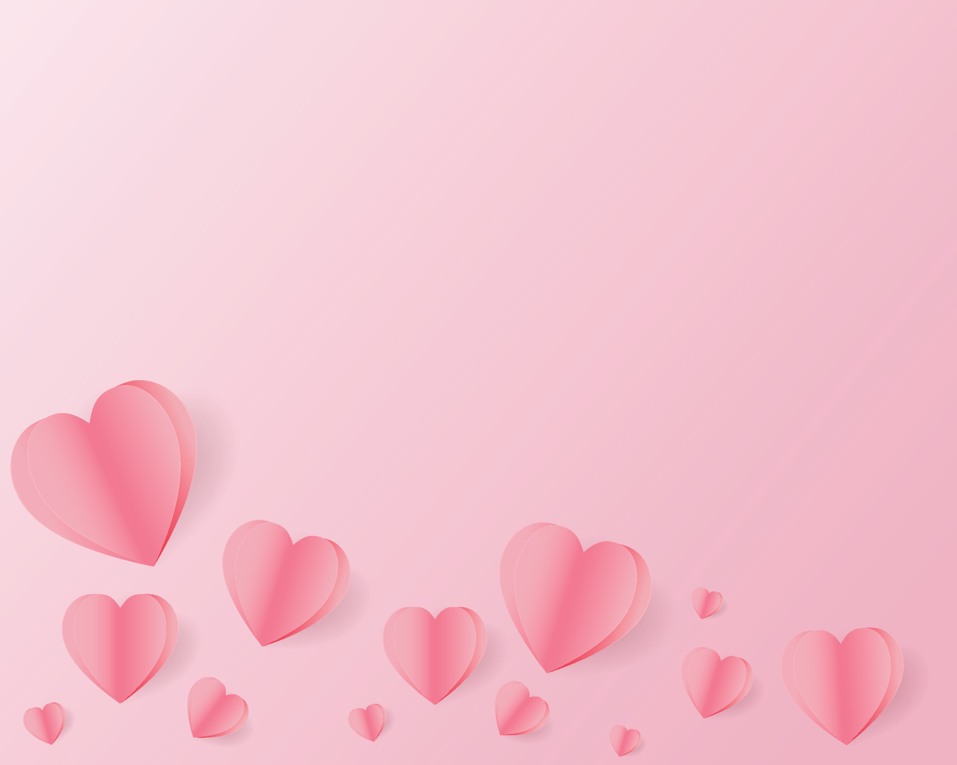 Paper cut background Pink heart shape, illustration for valentine day,  mother's day, or love day, vector greeting card. 9455836 Vector Art at  Vecteezy