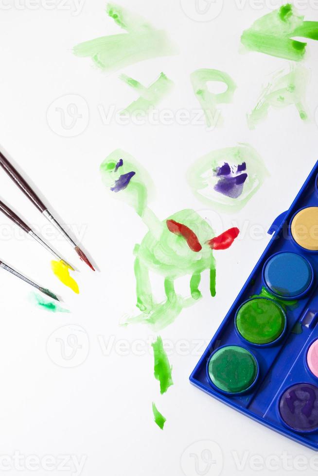 paints used in creative work photo