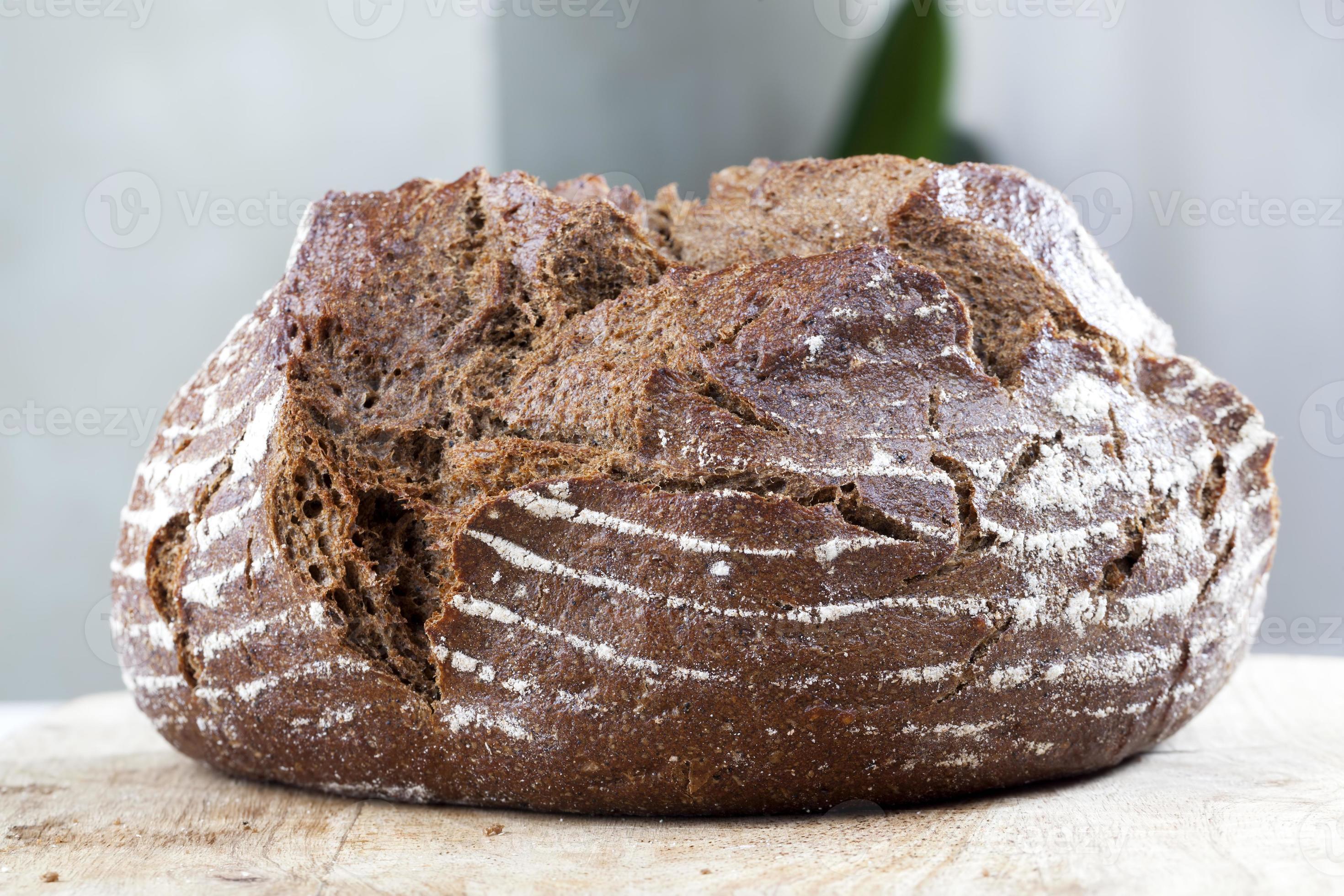 fresh and soft rye bread made from rye and wheat flour 9456265 Stock