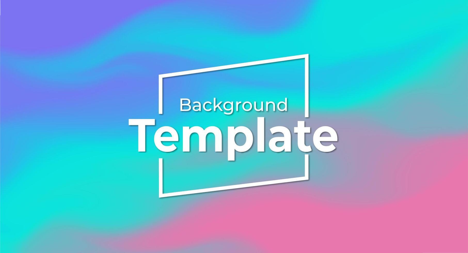 Abstract background vector template with gradient color.