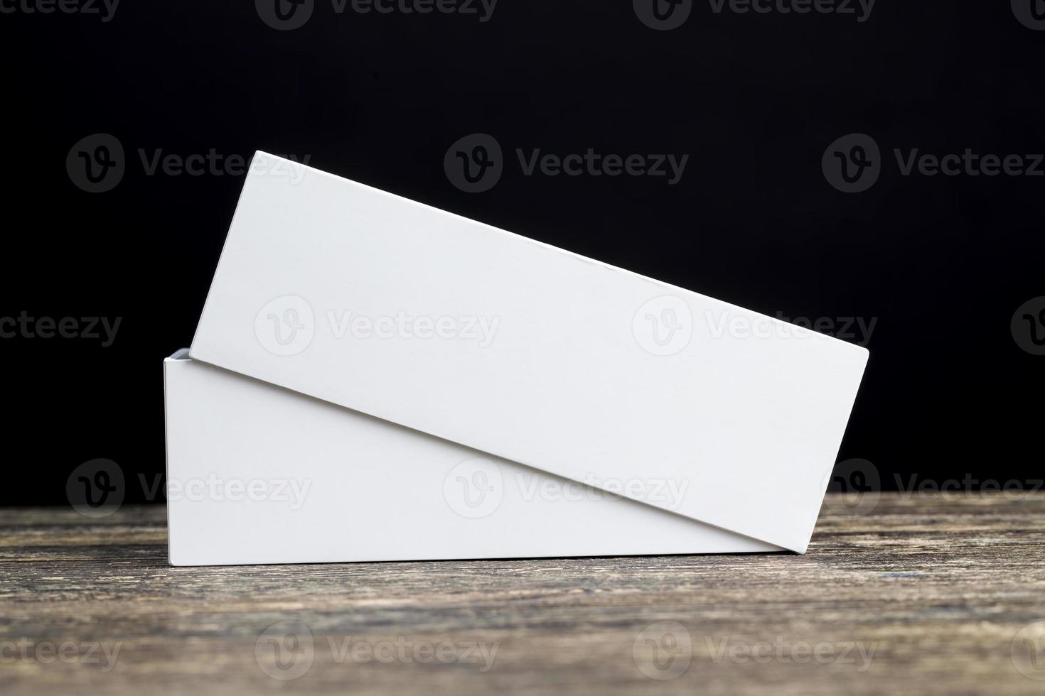 white paper or cardboard box photo