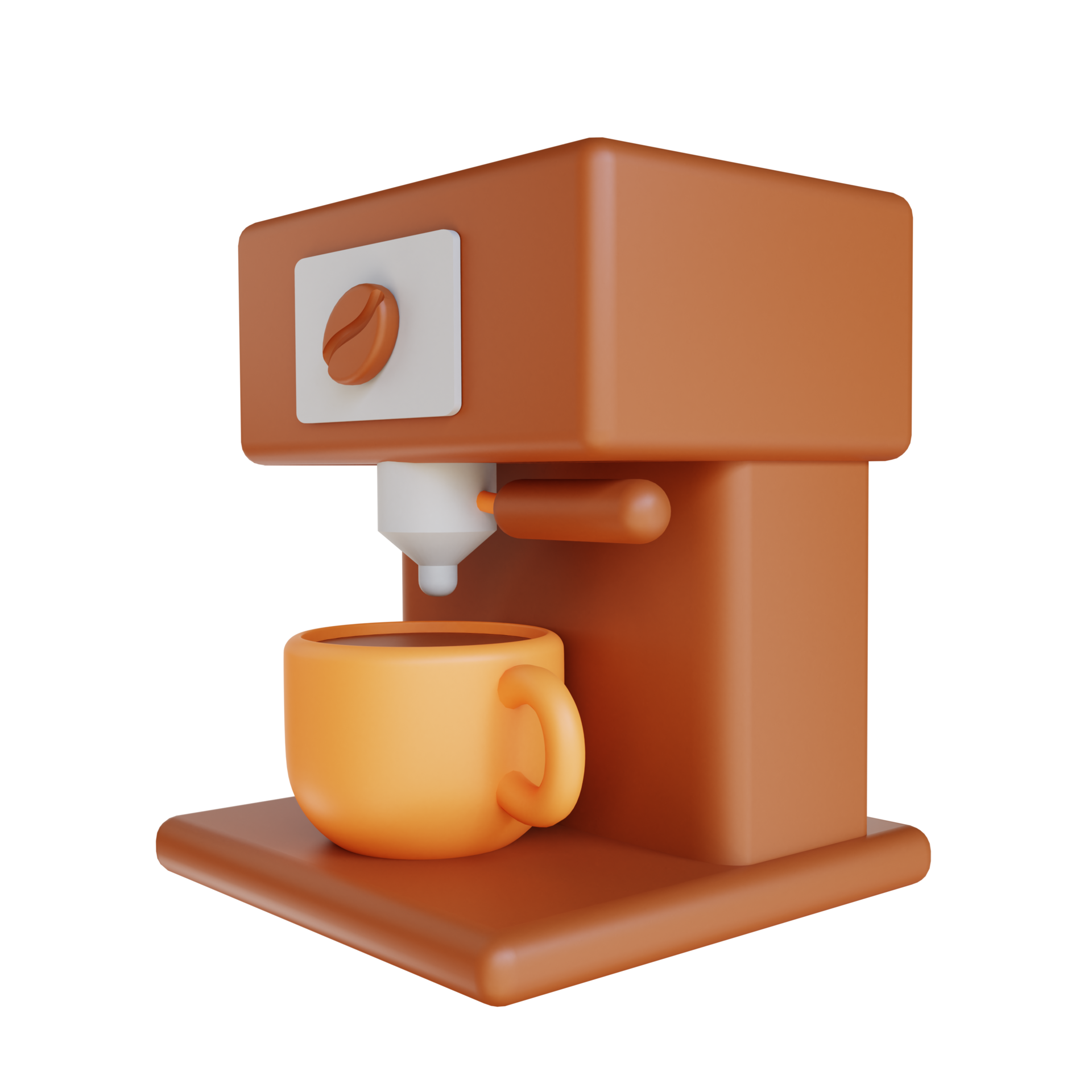 3D illustration coffee machine 9456455 PNG