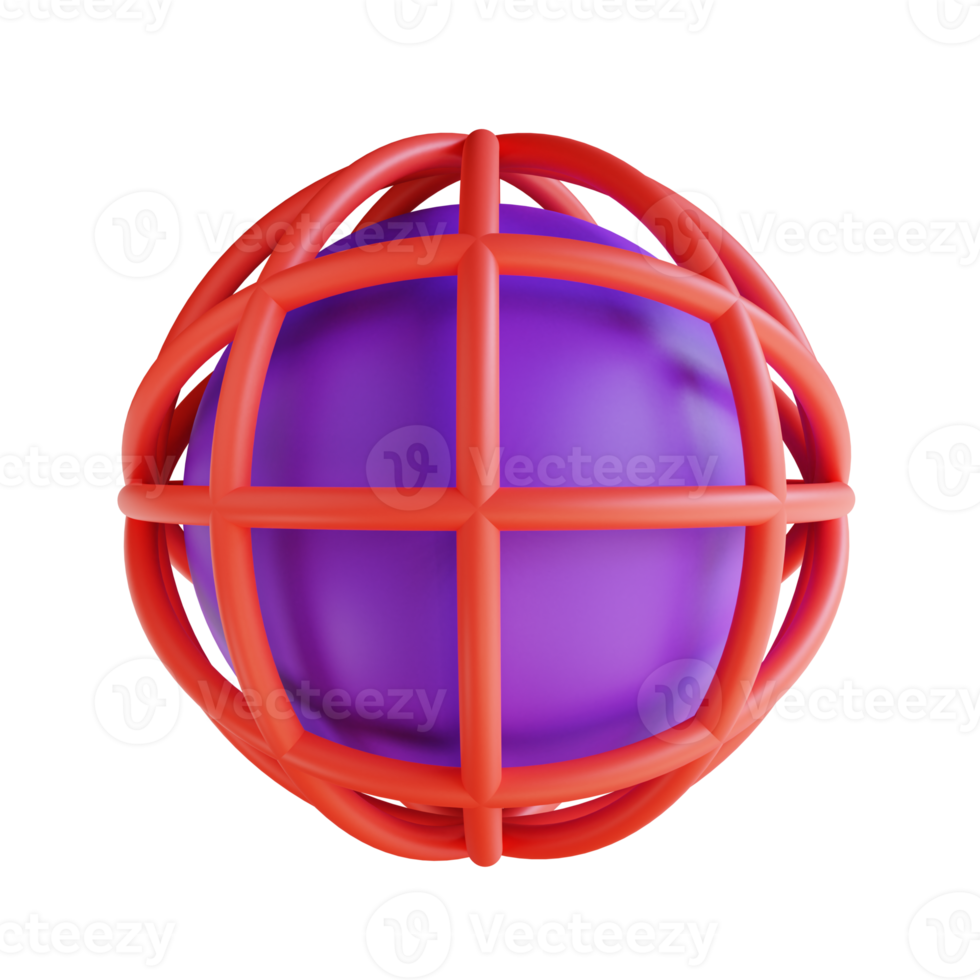 3D illustration global marketing for digital marketing png