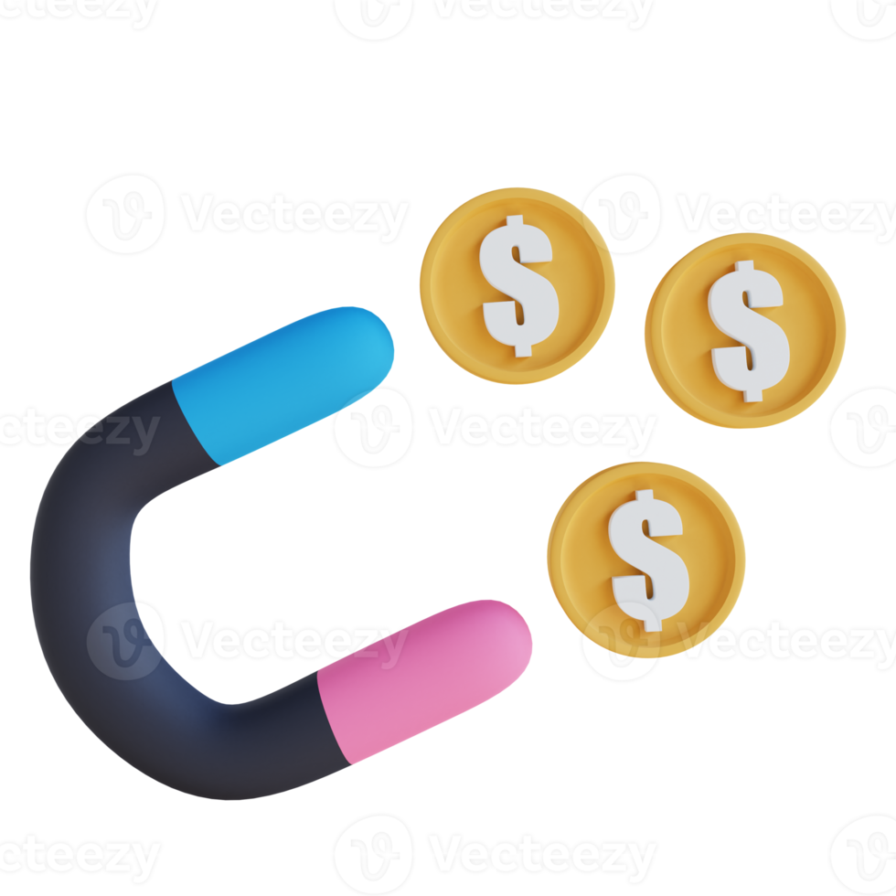 3D illustration inbound money png