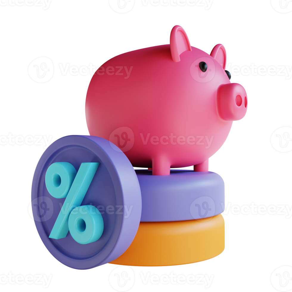 3D illustration deposit suitable for business and finance png