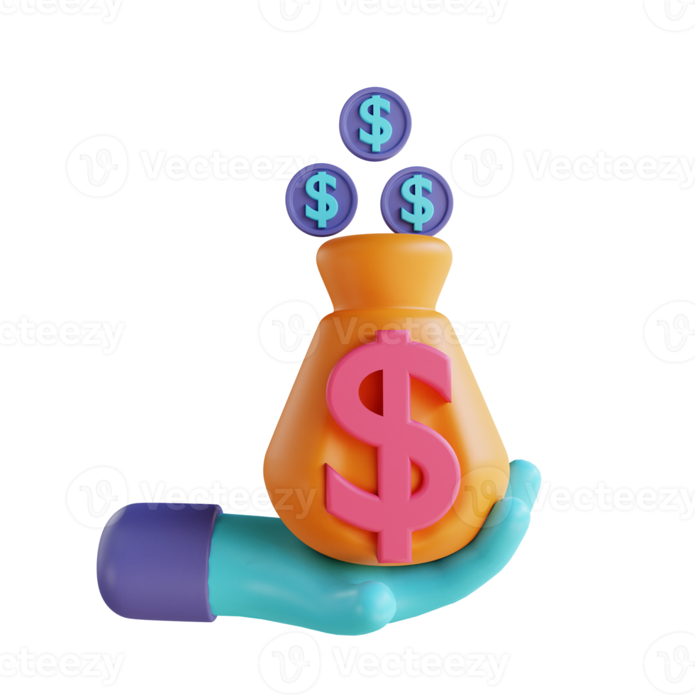 3D illustration profit suitable for business and finance png
