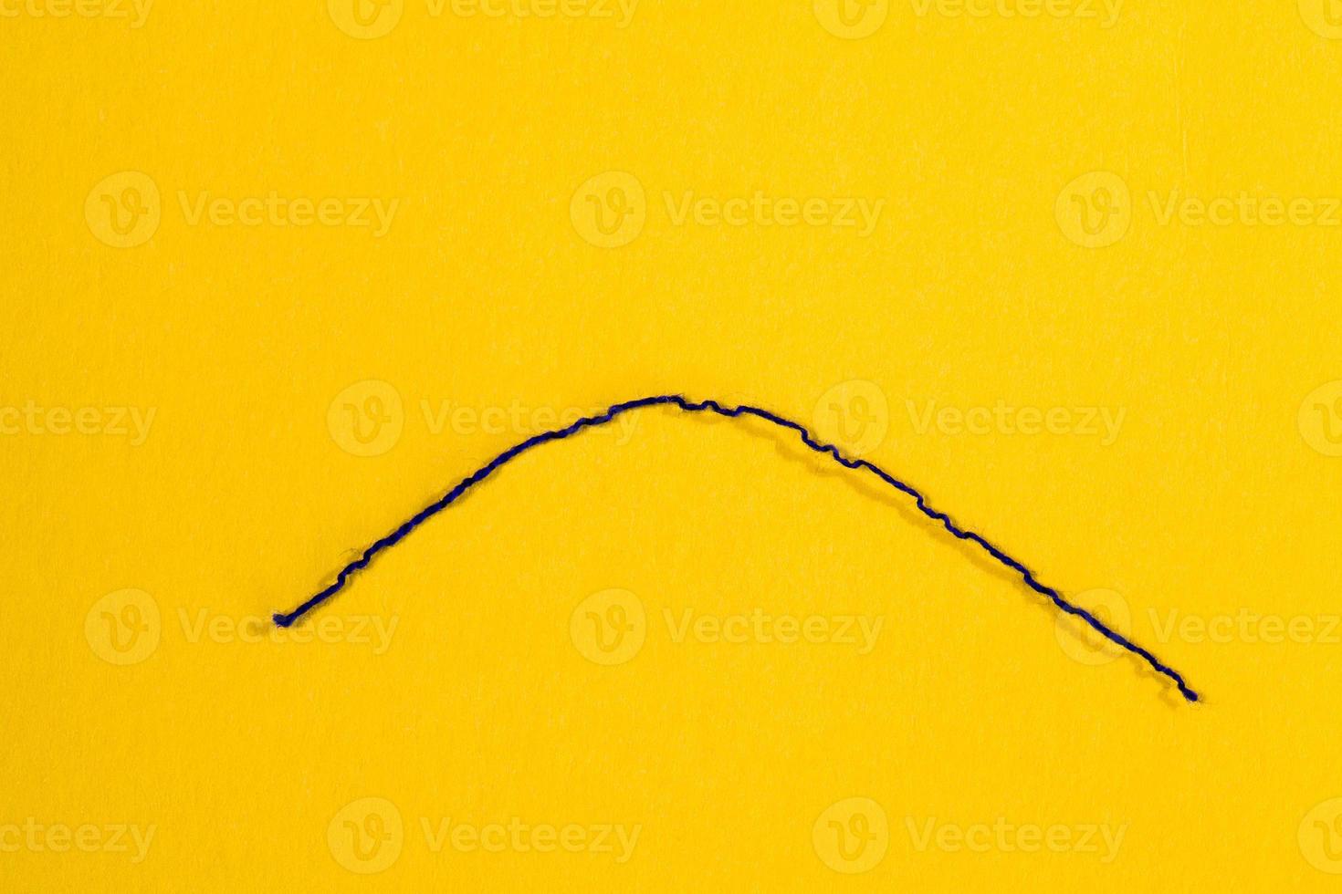 a thin black thread lies 9457353 Stock Photo at Vecteezy