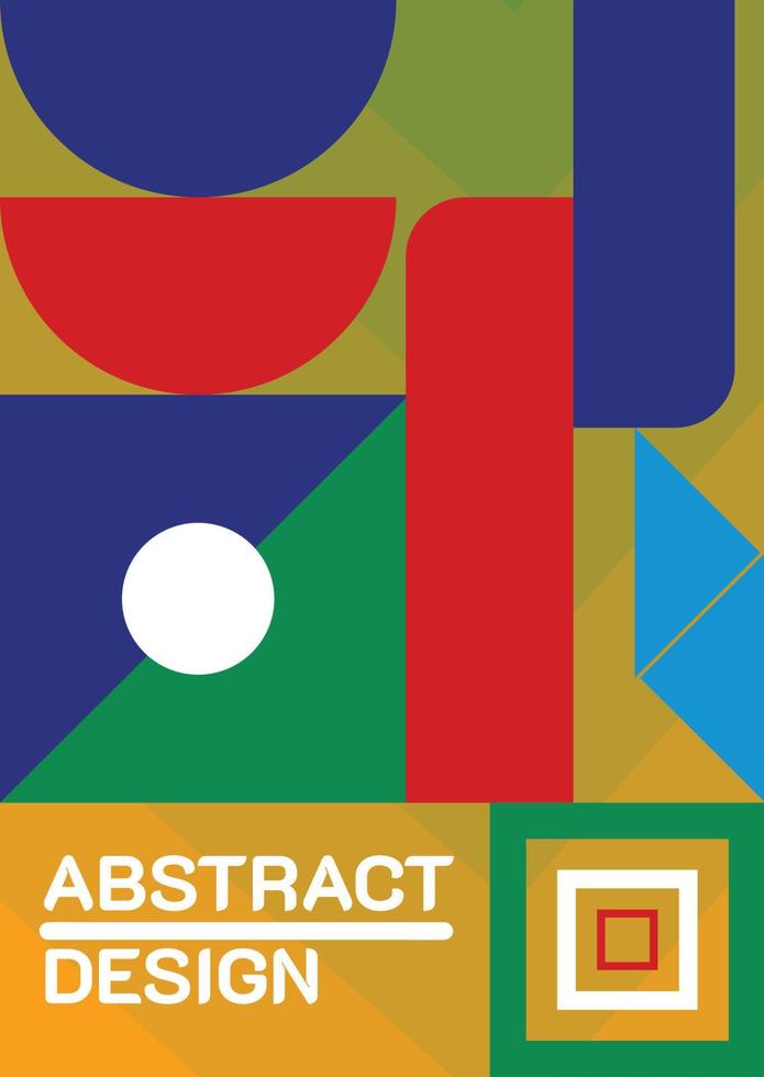 Conjunto de cubiertas abstractas modernas, diseño de cubiertas mínimas. Fondo geométrico colorido, ilustración vectorial. vector