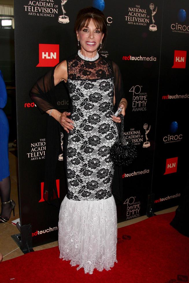 LOS ANGELES, JUN 16 -  Kate Linder arrives at the 40th Daytime Emmy Awards at the Skirball Cultural Center on June 16, 2013 in Los Angeles, CA photo