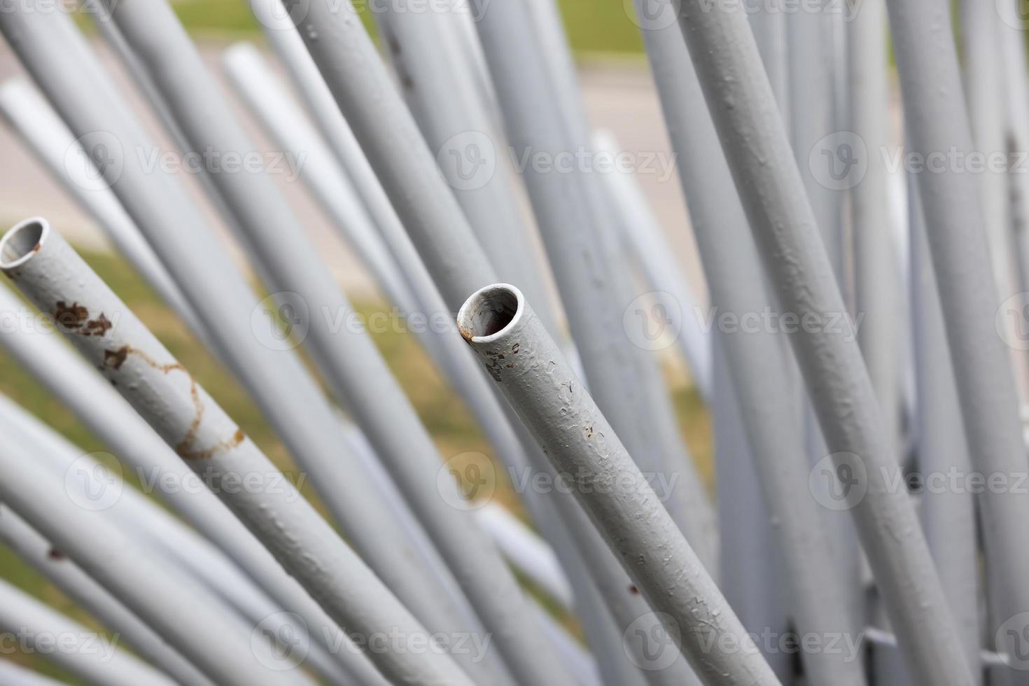 iron metal pipes photo