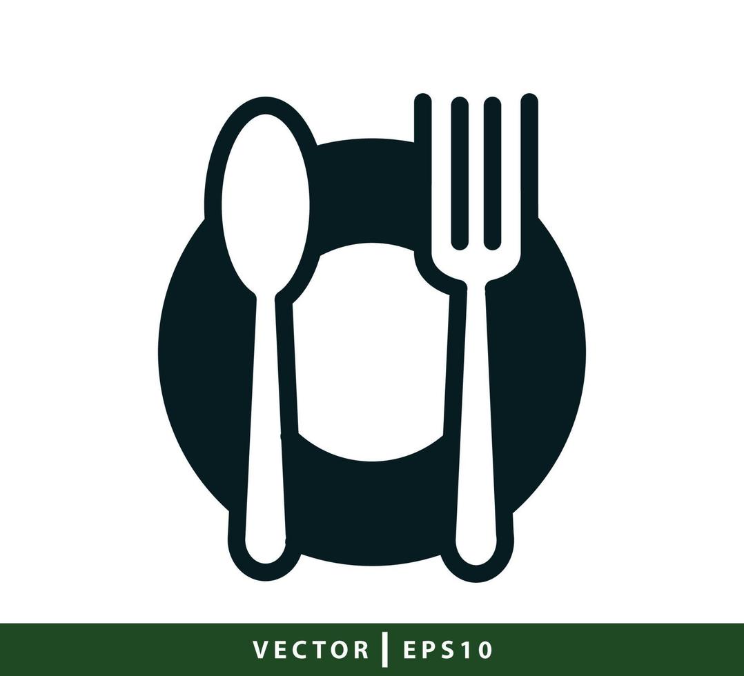 Restaurant icon vector logo design template