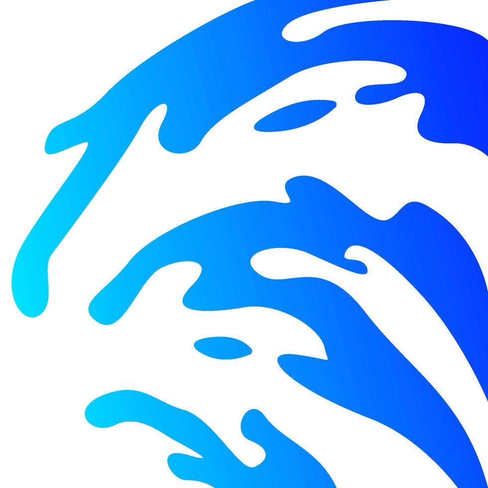 blue liquid gradient abstract, Wavy design element, Fluid graphic shape element design vector, waves, water, splash water, Swirl wave vector