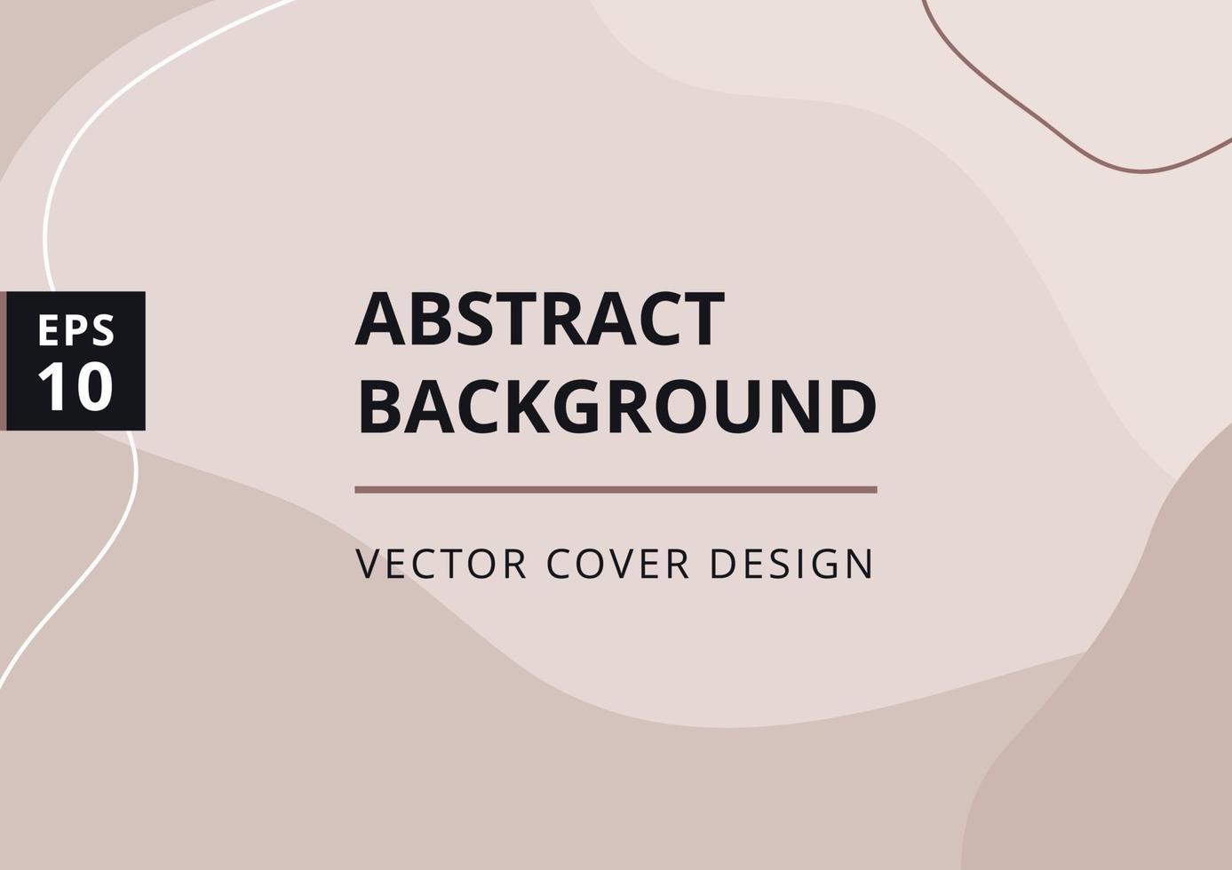 Fashion abstract background with organic shapes and hand draw line in pastel colors. Modern design template with space for text. Minimal stylish cover for branding design. Vector illustration