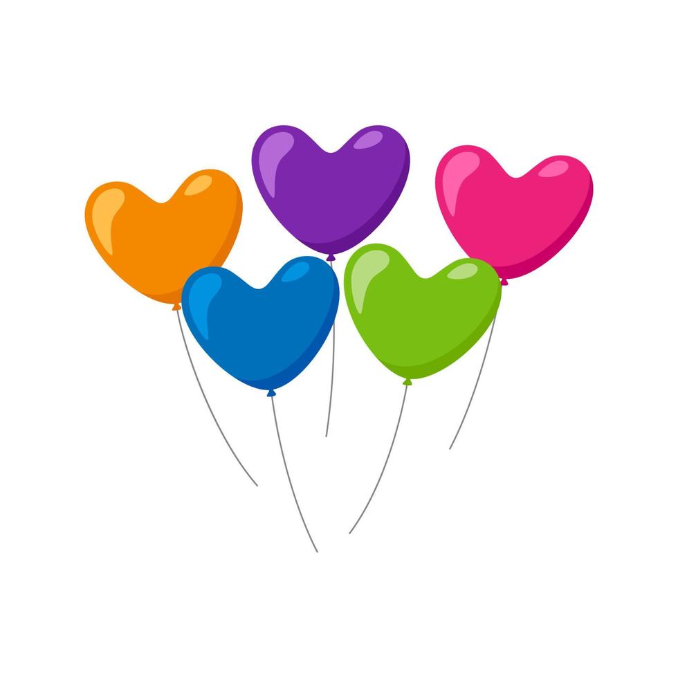 Balloon isolated on white background vector