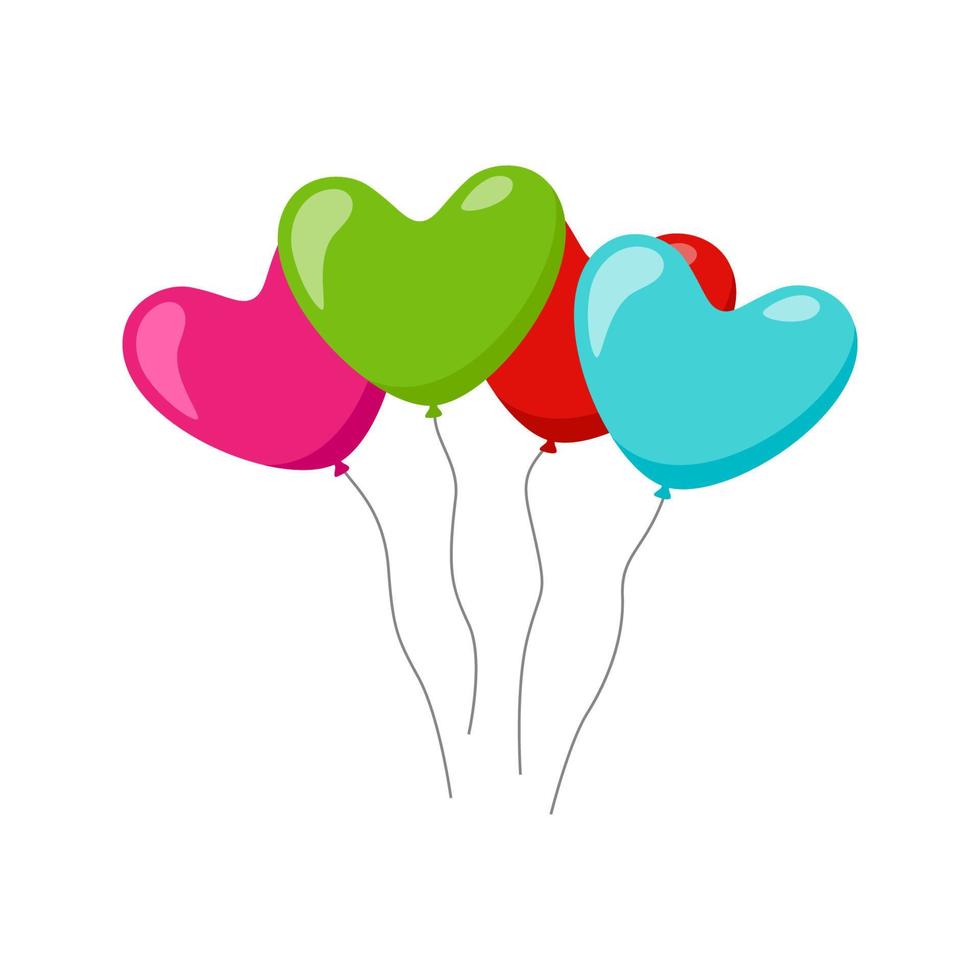 Balloon isolated on white background vector