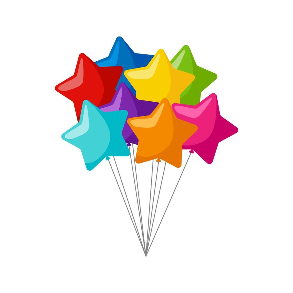 Balloon isolated on white background vector