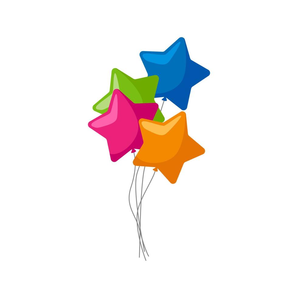 Balloon isolated on white background vector