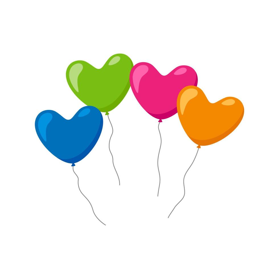 Balloon isolated on white background vector