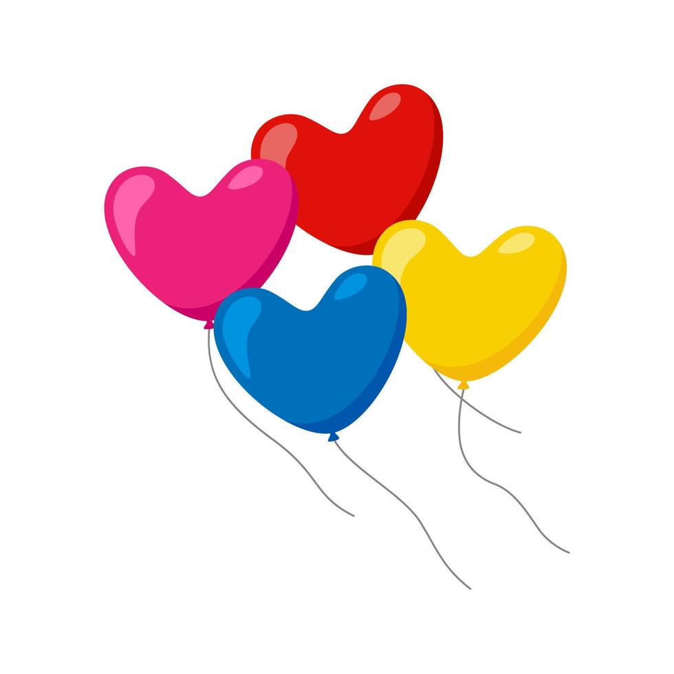 Balloon isolated on white background vector