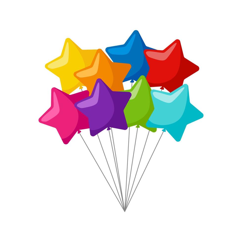 Balloon isolated on white background vector