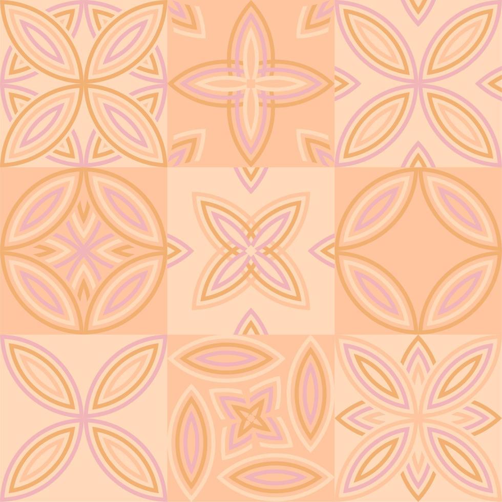 tiles patterns seamless design in Vector illustration Free Vector