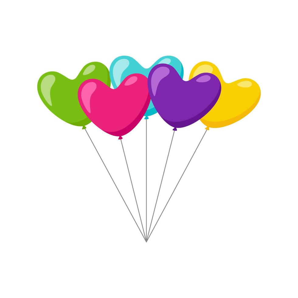 Balloon isolated on white background vector
