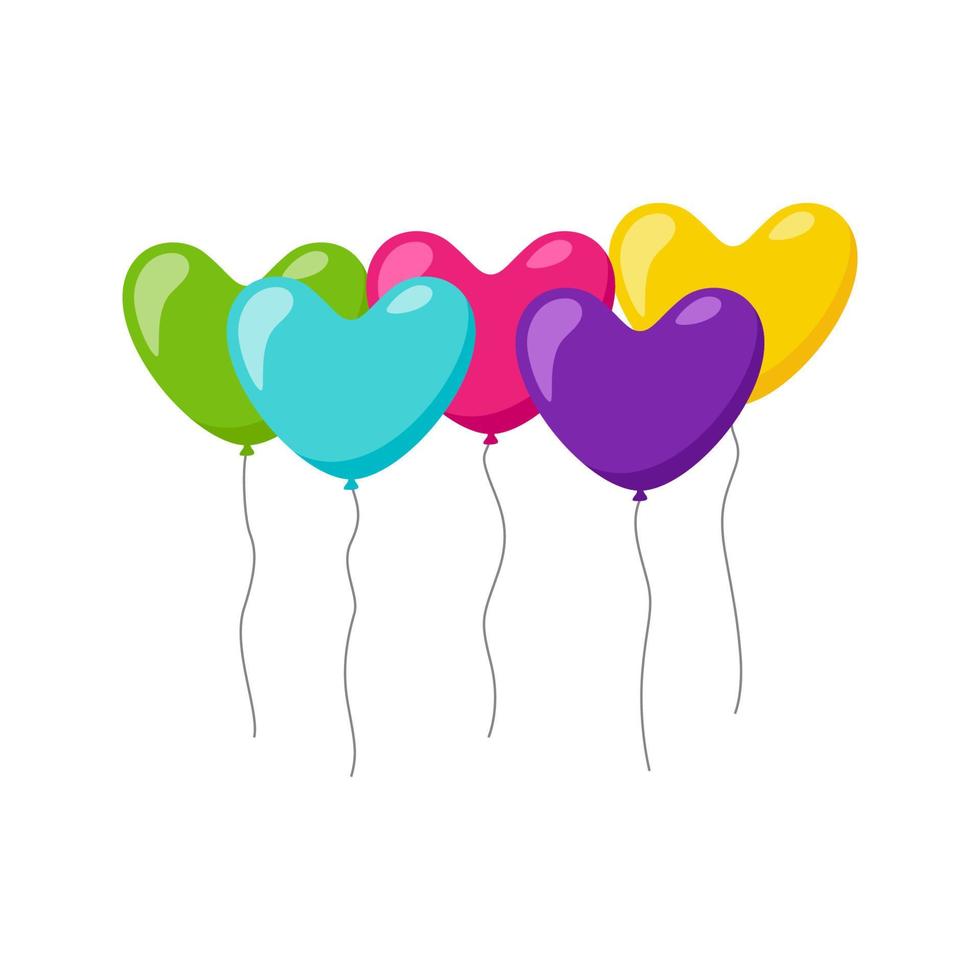 Balloon isolated on white background vector