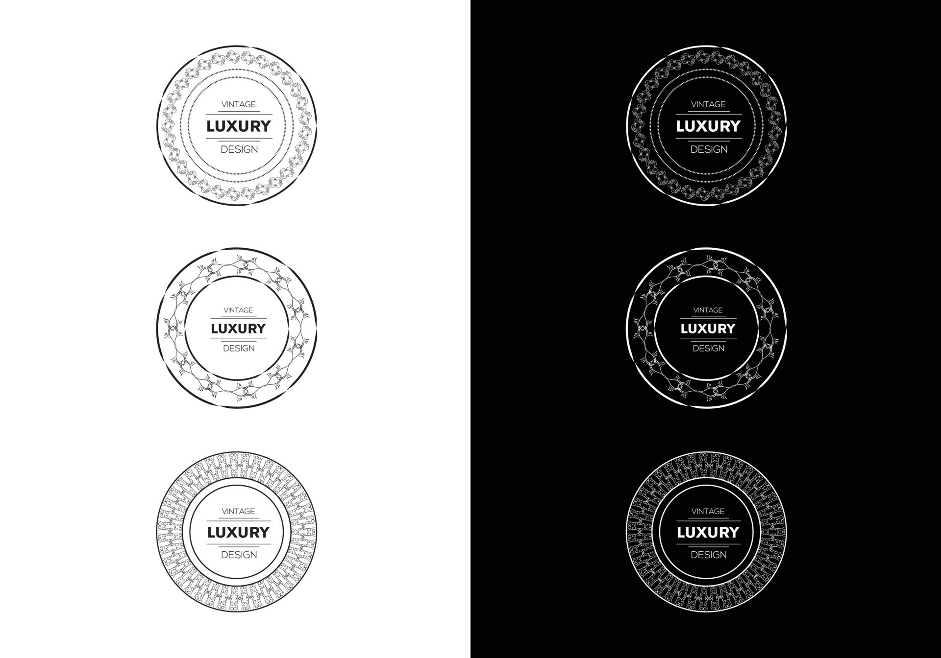 Decoration and ornaments elements Floral ornament 9460584 Vector Art at