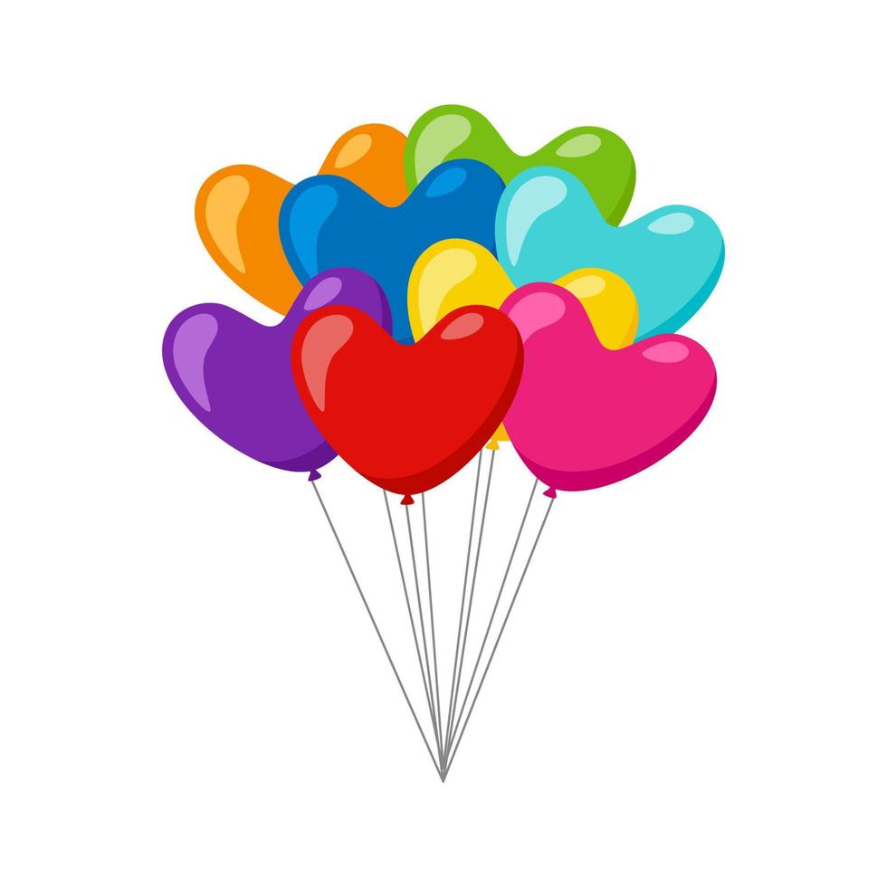 Balloon isolated on white background vector