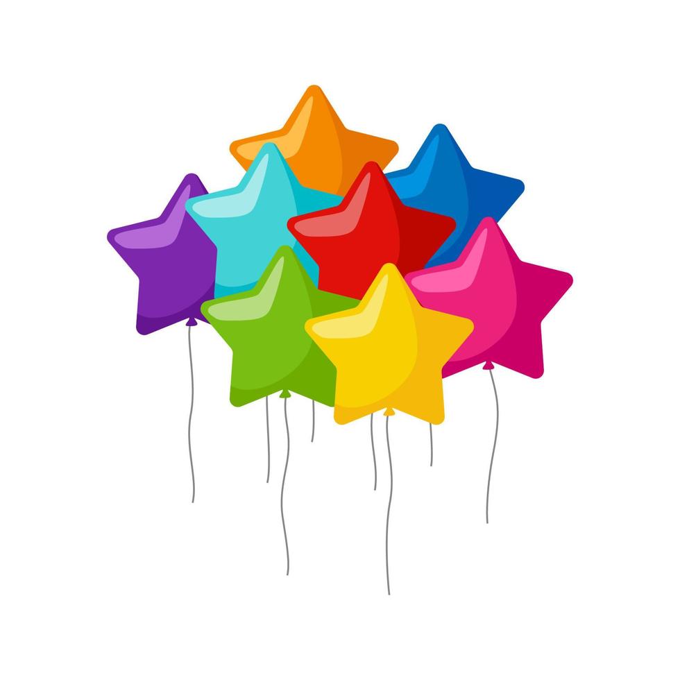 Balloon isolated on white background vector
