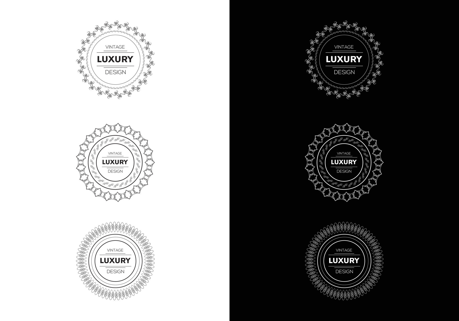 Decoration and ornaments elements Floral ornament 9461289 Vector Art at