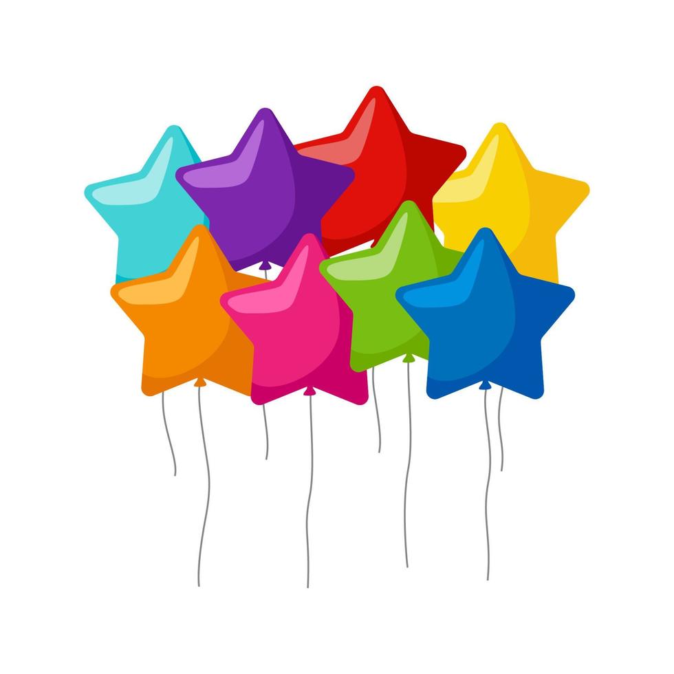 Balloon isolated on white background vector