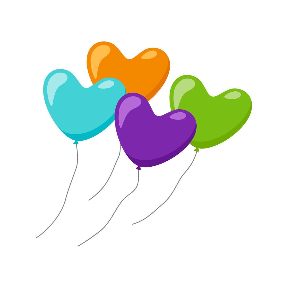 Balloon isolated on white background vector