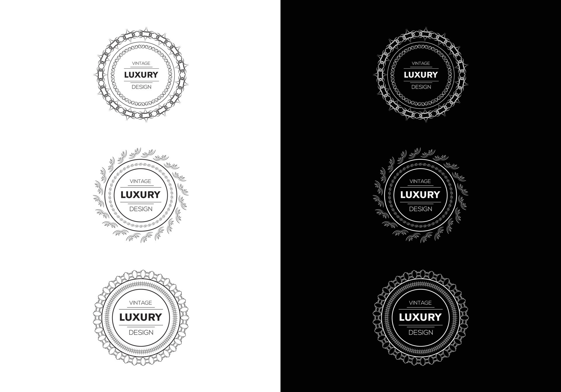 Decoration and ornaments elements Floral ornament 9461675 Vector Art at