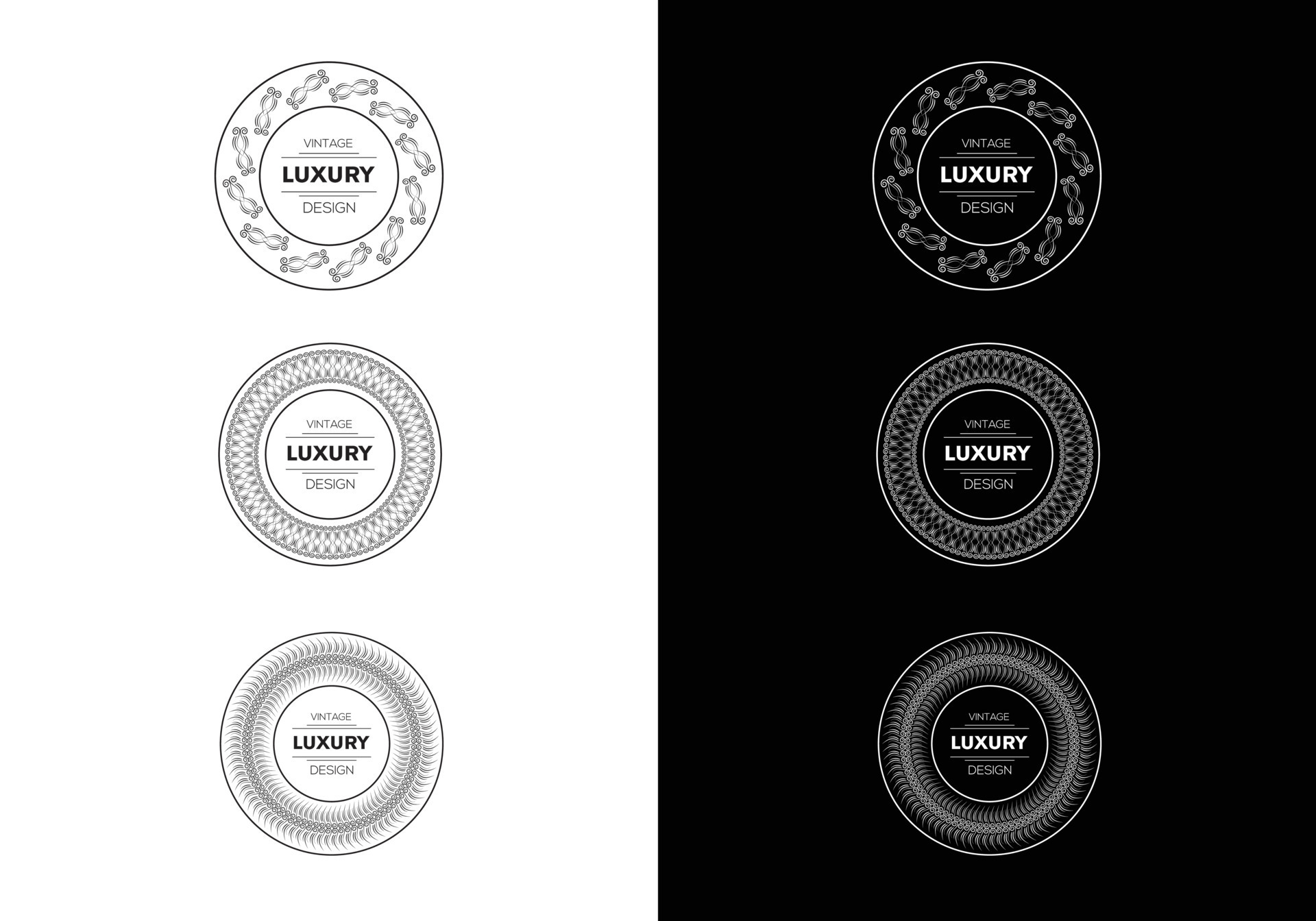 Decoration and ornaments elements Floral ornament 9461676 Vector Art at