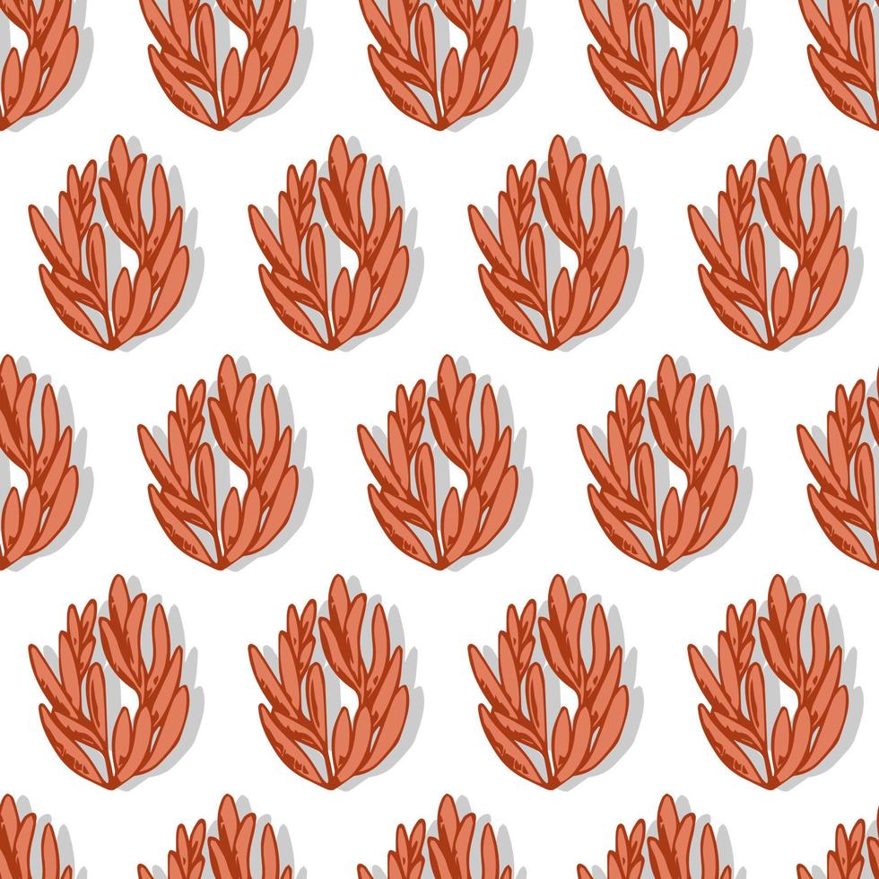 autumn branches with leaves seasonal vector seamless pattern