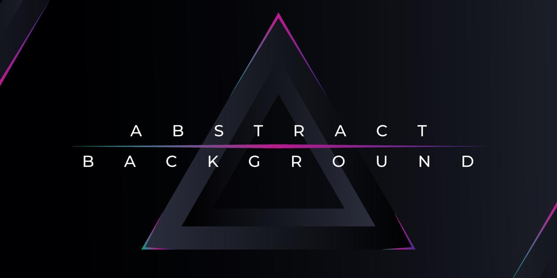 Gradient abstract geometric shapes background vector