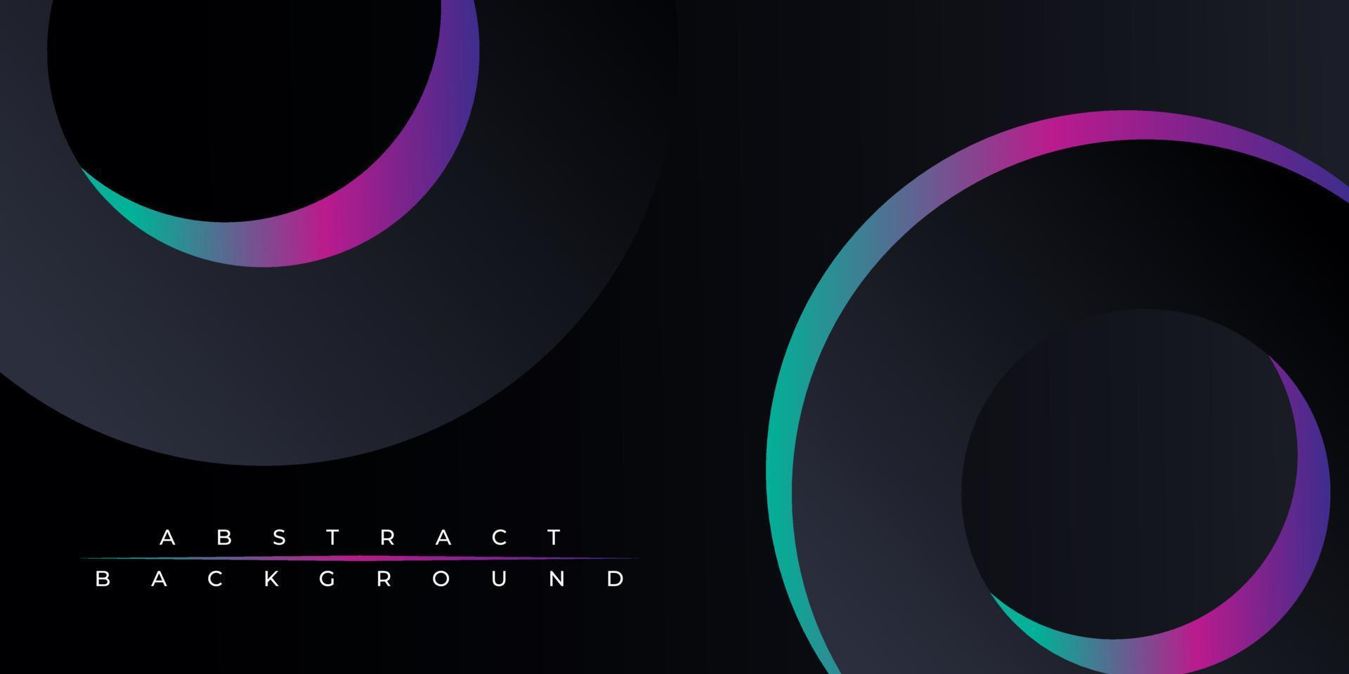 Gradient abstract geometric shapes background vector