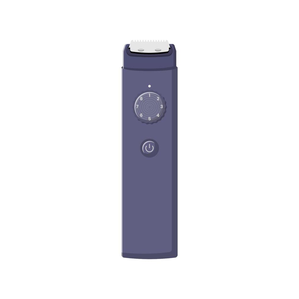 Shaving Machine Flat Illustration. Clean Icon Design Element on Isolated White Background vector